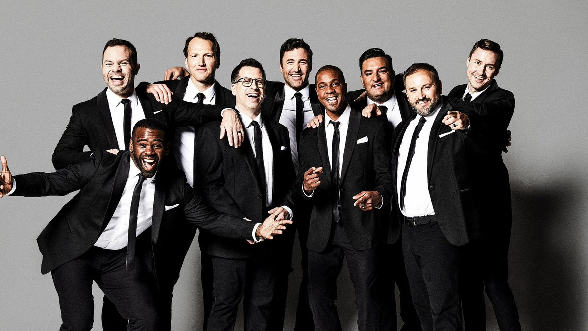 HarrahsSoCal's tweet photo. Straight No Chaser is coming to #HarrahsSoCal on Saturday, November 14. Tickets on sale this Thursday at 10am. https://t.co/zbENa8PUTT