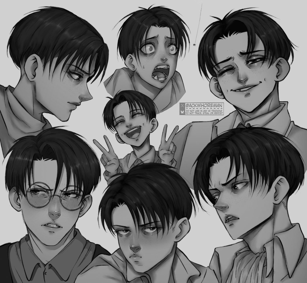Ackwhoreman's tweet photo. Expression Study ✏️ https://t.co/vFhcI5AMbb