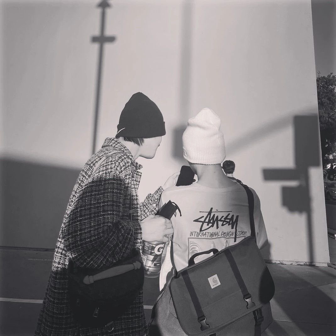 wondeul's tweet photo. ‘but because we’re both doing so well, i could endure this until the end’

‘if you could take one member’s personality, who would it be? leo hyung, being able to stay strong and not be overly affected by many things like he does’

‘if leo hadn’t been there, this whole situation wouldn’t been exist, right? yeah, without leo hyung, there is no alpha drive one sangwon’

‘the influence of leo, who i’ve trained with for a very long time, was honestly huge. because of him, someone like me who felt like a bird trapped inside a cage slowly regained an unbreakable fighting spirit, and i think that’s how i was finally able to debut like this’

you can genuinely see how much leo changed sangwon’s life. the way sangwon talks about leo has never sounded shallow or temporary. it always feels so sincere and deeply rooted in years of growing together.

when sangwon said he could endure everything until the end because they were both doing well, or when he said there would be no alpha drive one sangwon without leo hyung, it honestly tells you everything you need to know about how precious leo is to him.

and i think the most heartbreaking yet beautiful part is when sangwon compared himself to a bird trapped inside a cage and said leo helped him regain an unbreakable fighting spirit. imagine being loved in a way where someone slowly brings your strength back without even realizing it.

leo wasn’t just someone who trained beside sangwon. he became his comfort, his strength, his motivation, and probably one of the biggest reasons he was able to keep going all this time. their bond feels so special because it was built through years of surviving the same fears, disappointments, pressure, and uncertainty together. you can really tell they became home to each other somewhere along the way.

sometimes i look at them and think.. maybe some people are truly meant to meet each other in life.

my leowon, i love you so so much :(