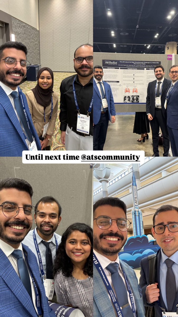 Khalemedic's tweet photo. ATS2026 wrapped! 🫁 @atscommunity 

Portopulmonary HTN disparities, Pulmonary Sweet Syndrome, 
Diode laser EBUS, and 3D-printed models for med ed.

But the people? That was the real treat.

Next stop… CHEST 2026! 

#MedTwitter #PulmCrit #MedEd #ATS2026 https://t.co/Fq1f0Kb7bj