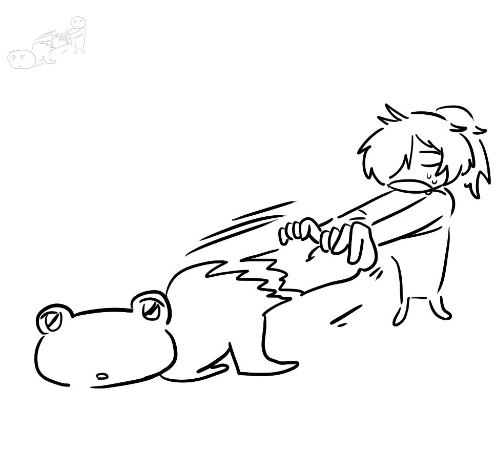 hitokiri_m's tweet photo. @1_eneloop (부와아악)
(놀라서 뜯어버렸다)
이, 이런 이상한 소리를 내는 엉덩이는....!!! https://t.co/QIeD0TPRUE