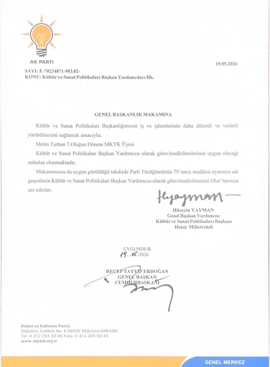 Kültür ve Sanat Politikaları Başkanlığı tweet media