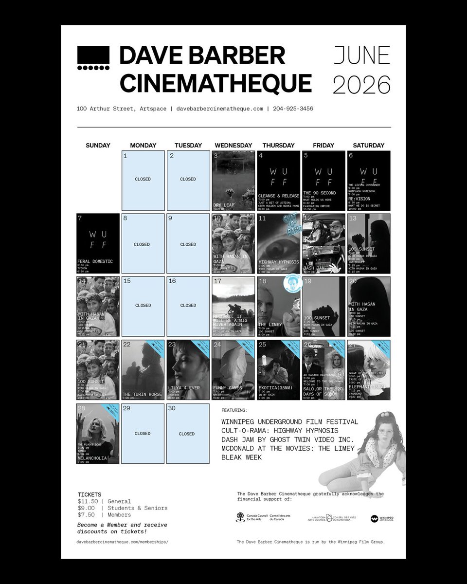Dave Barber Cinematheque tweet media