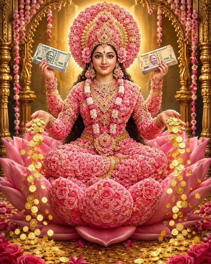 Riyaghoshm's tweet photo. Goddess Lakshmi Brings Wealth Happiness Prosperity And Peace Into Every Home https://t.co/ijCfyyZufJ