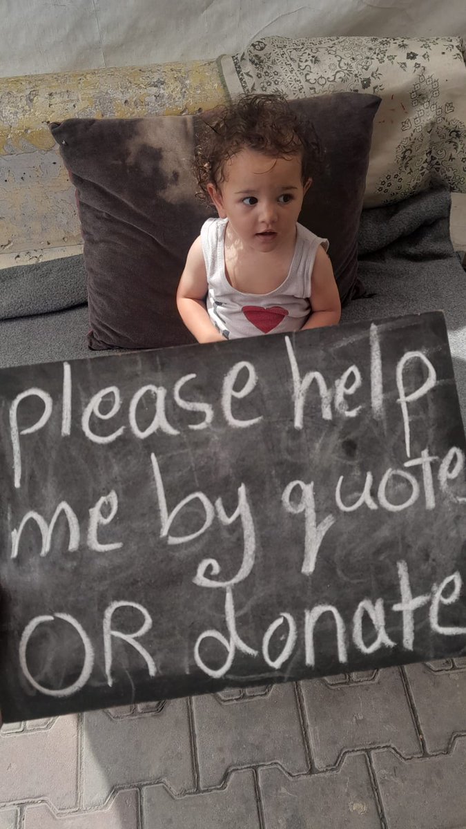 MayarJamie's tweet photo. In these blessed days, little Rose is silently fighting through pain 💔
My daughter urgently needs $250 for treatment, medication, and the care she cannot continue without…
Please do not pass by her suffering as if it is something normal.🙏

🔗 [https://t.co/CgVtVYEnko] https://t.co/nAwptMUdNX