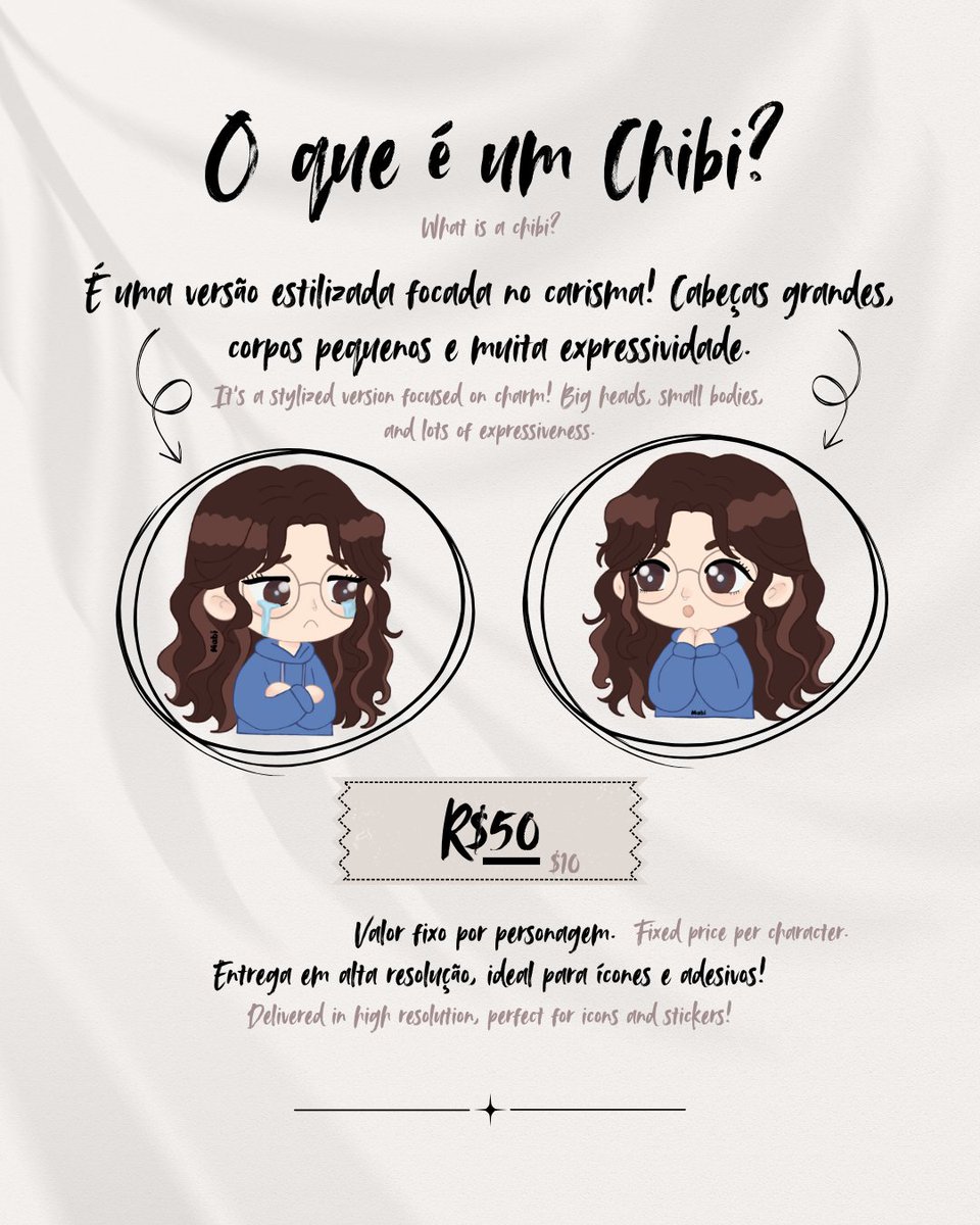 mabi_exe's tweet photo. Transforme seu personagem favorito em um Chibi super fofo! ✨
🔔 Combo especial: 4 poses/expressões com 20% OFF!
📩 DM aberta para encomendas!

#smallartist #artmoots #Kofi #artwork #ArtistOnTwitter #ArtistOnX https://t.co/IlpgtLHG3r