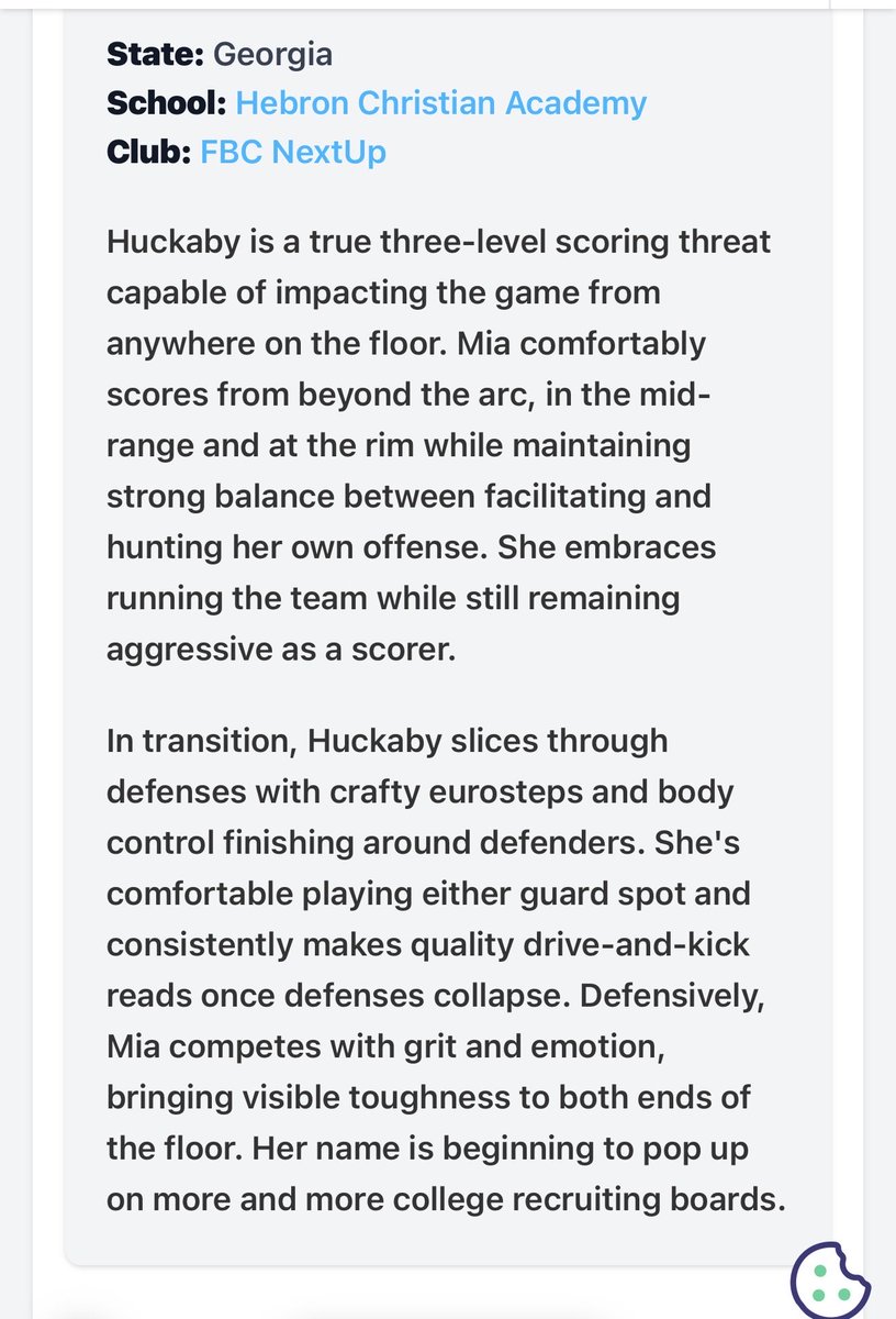 MiaHuckaby's tweet photo. Thanks for the write up @KyleSandy355 
@PGH_Georgia

 @FBCNextUp @BatsonBBall https://t.co/uJr1LrCRR6