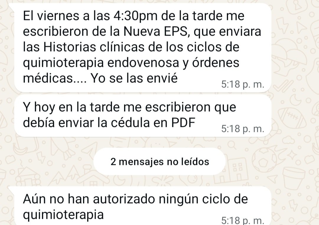 Pacientes Colombia tweet media