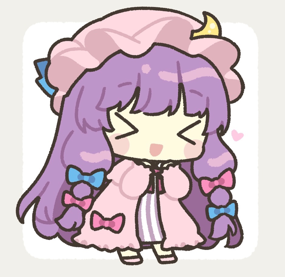 パチュリー・ノーレッジ 「わくわくパチュリー #東方Projectㅤㅤㅤㅤ」|藤乃かごめ@2日目西い35bのイラスト