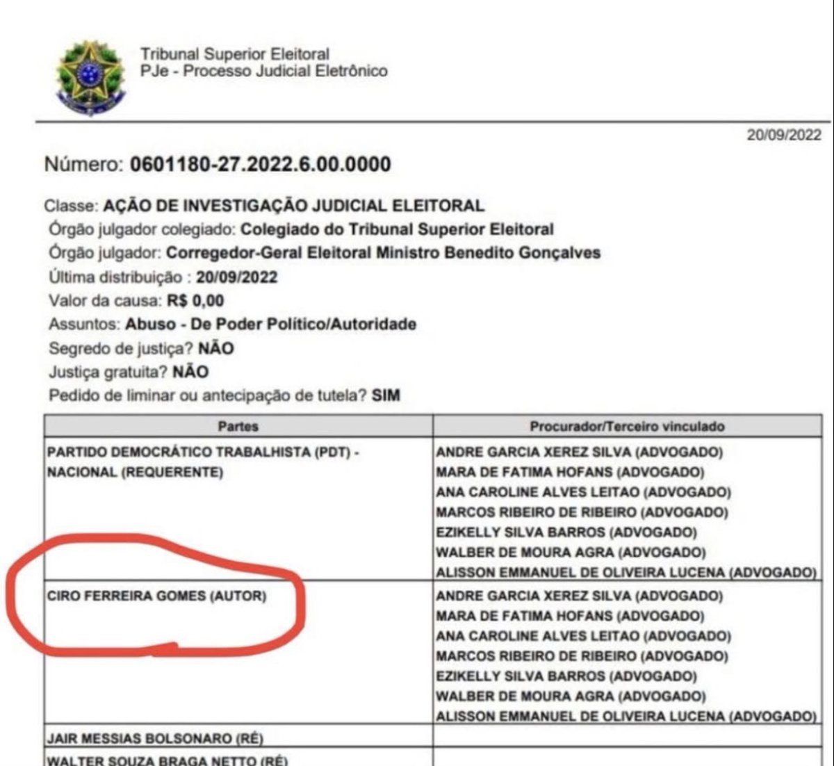 Renato Mello 🙇🏽💜 - É CIRO em 2026! tweet media