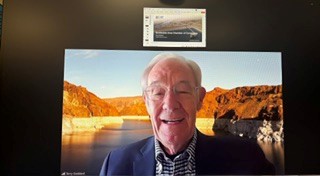 CAPArizona's tweet photo. This morning CAWCD Board President Terry Goddard spoke with the Scottsdale Area Chamber of Commerce Public Policy Advisory Committee about CAP, Colorado River conditions and how AZ is preparing for the future. https://t.co/swhJTp2J0Y