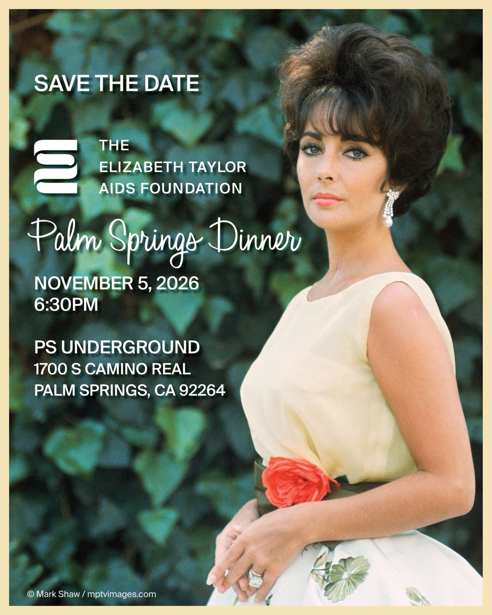 The Elizabeth Taylor AIDS Foundation tweet media