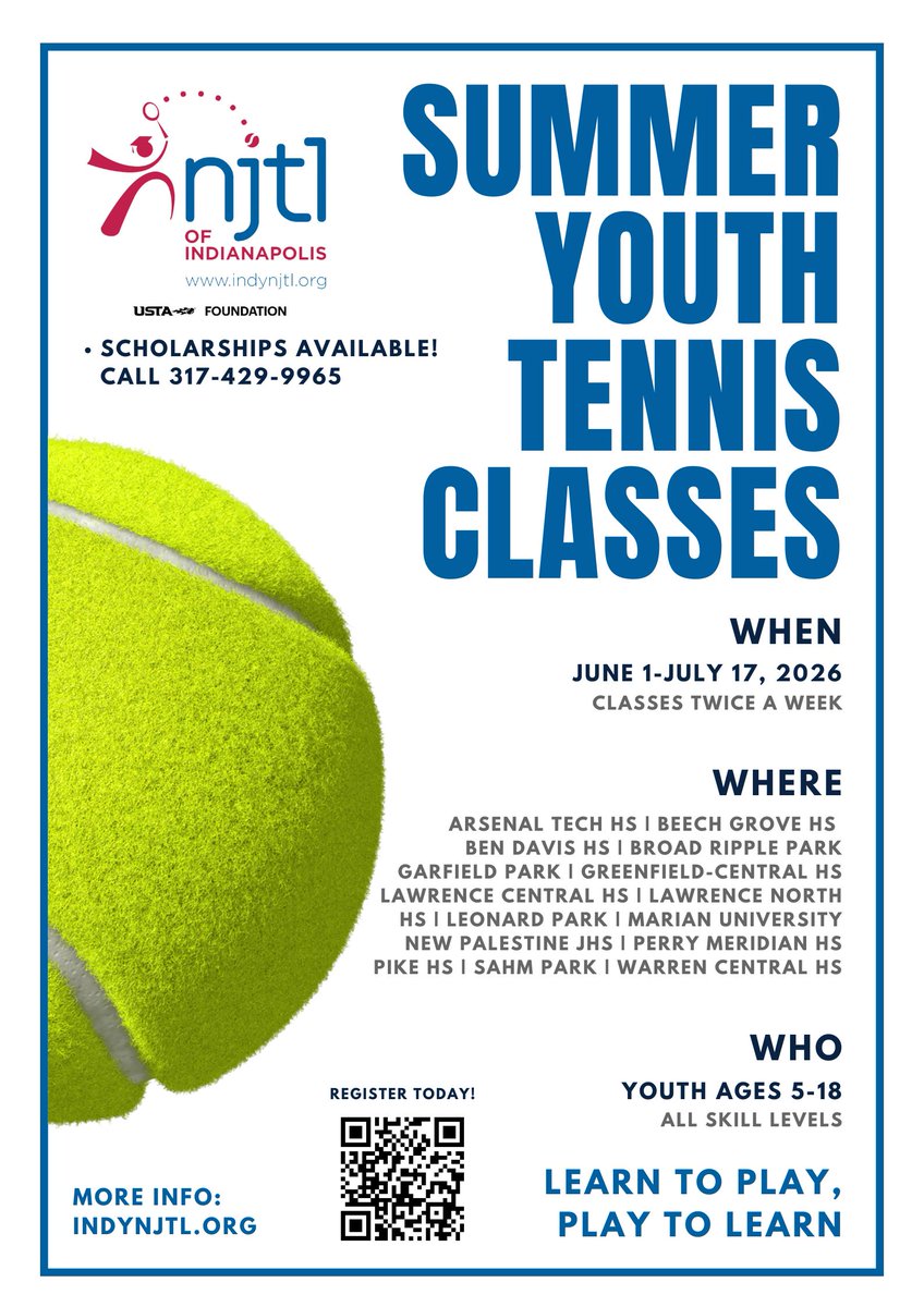 NJTL of Indianapolis 🎾📚 tweet media