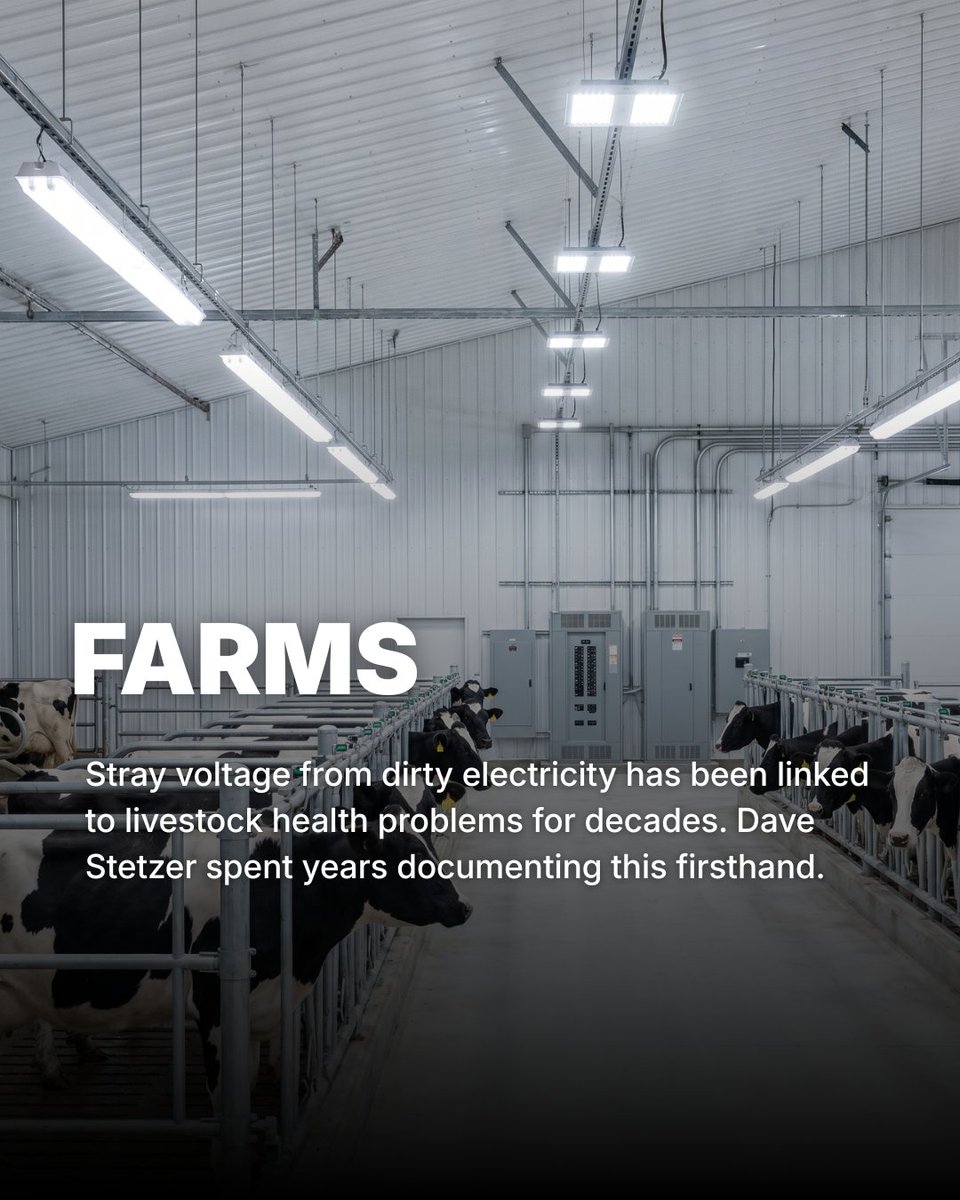 StetzerElectric's tweet photo. Dirty electricity isn't just in your home.

Schools. 
Farms. 
Offices. 
Hospitals.

Anywhere modern electronics run on standard wiring, high-frequency pollution follows.

All of it can be filtered.

#dirtyelectricity #emf #powerquality #stetzerelectric https://t.co/7eIbNYgRIr