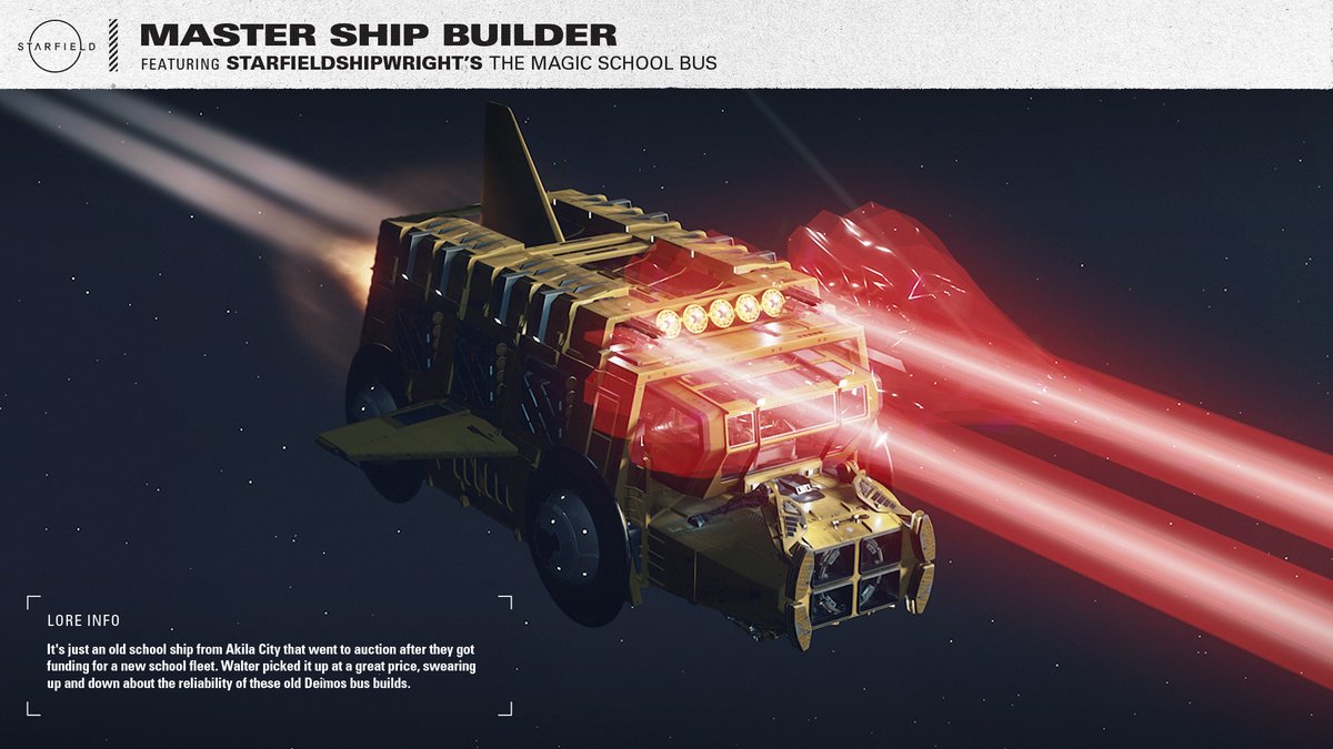 StarfieldGame's tweet photo. Looking for ships that are a little out of the ordinary? Check out this pair of inventive designs by @starshipwright! https://t.co/awH0cMxBZK