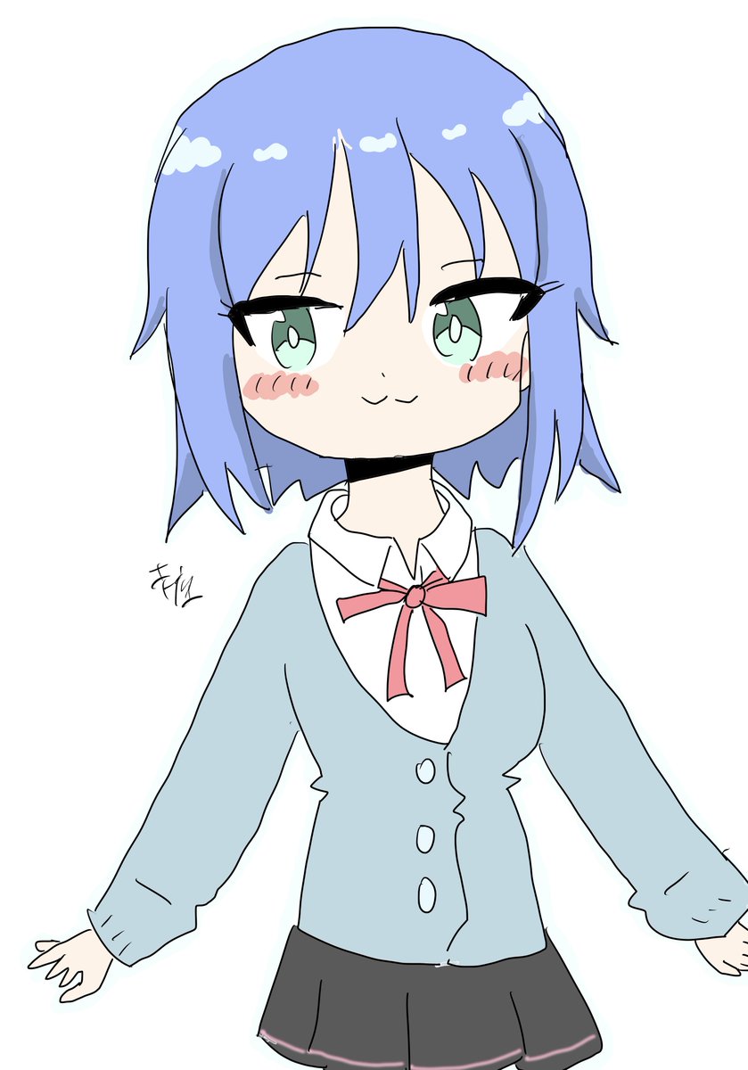 ねむちゃんを描きました #おにまいお絵描き