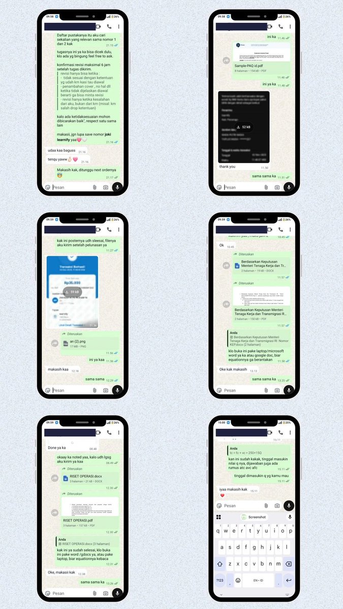 OPEN | JOKI TUGAS 890++ testimoni tweet media