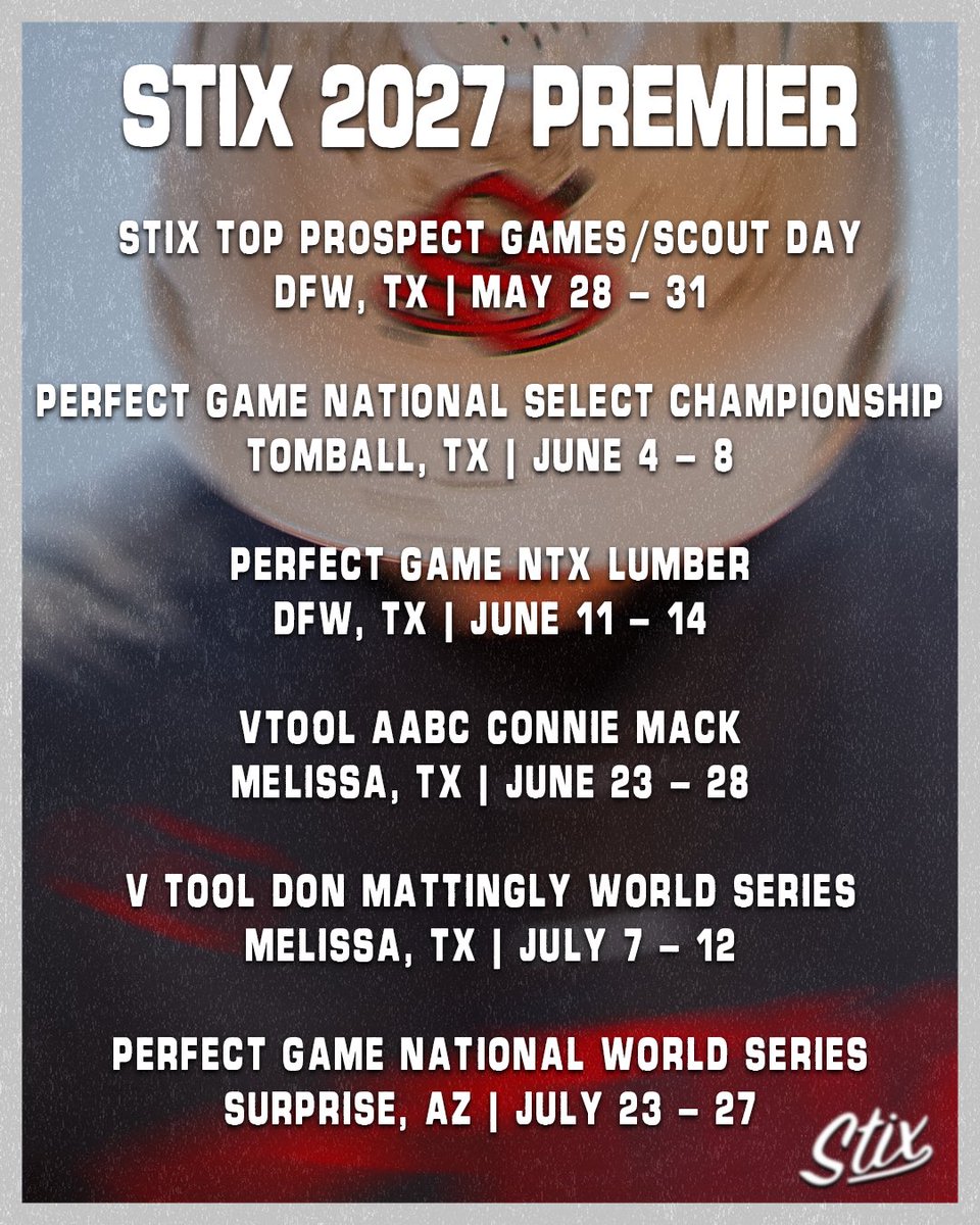 StixBaseballTX's tweet photo. 2027 Premier https://t.co/FKA4vZlD3W