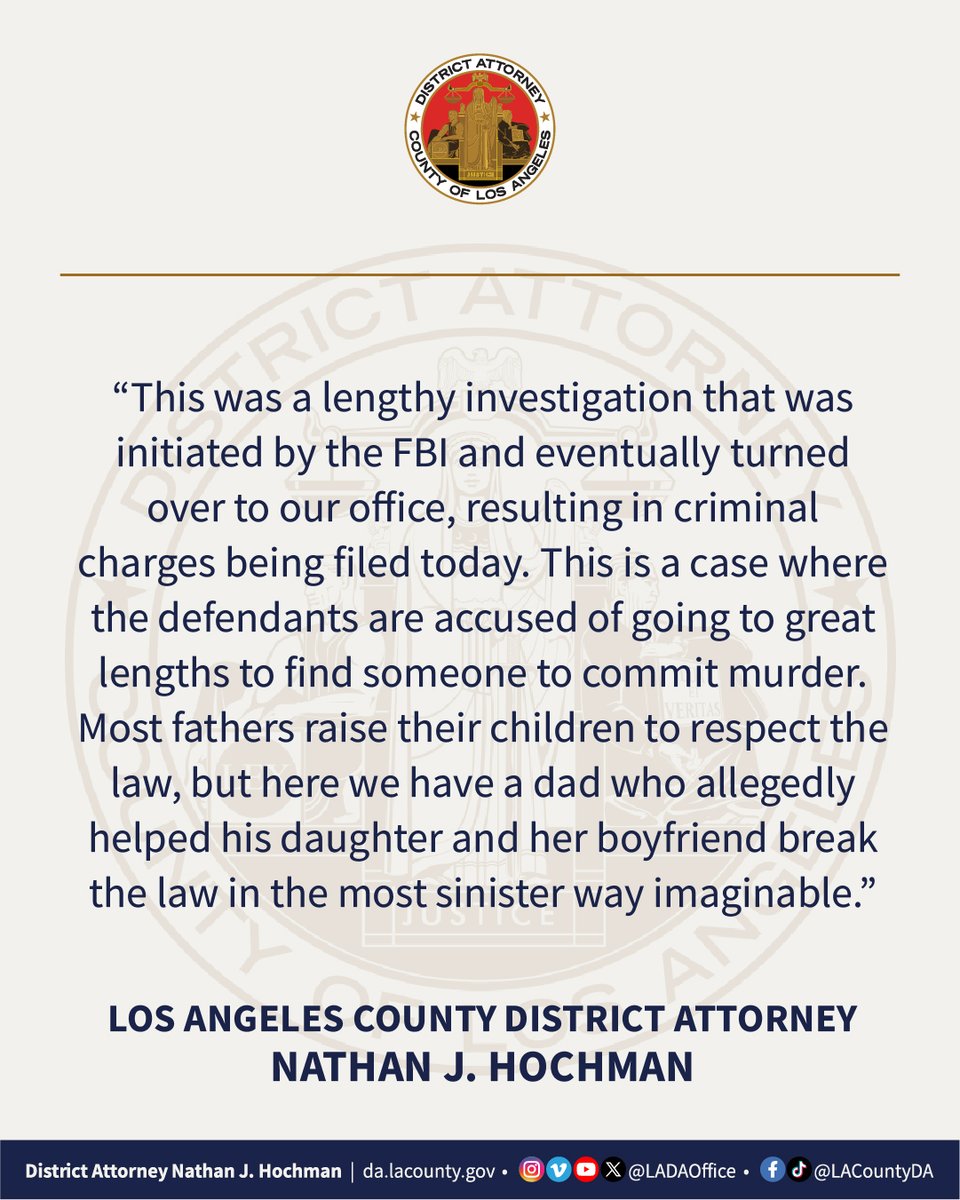 Los Angeles County District Attorney’s Office tweet media
