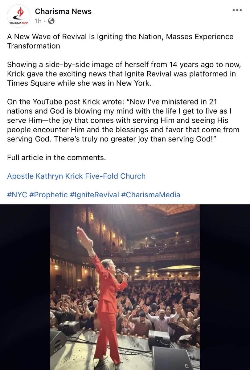 kathrynkrick's tweet photo. A NEW WAVE OF REVIVAL
IS IGNITING THE NATION‼️🔥🇺🇸

Read the article here: https://t.co/yWfUQ3Q2e6 https://t.co/43kKIingWc