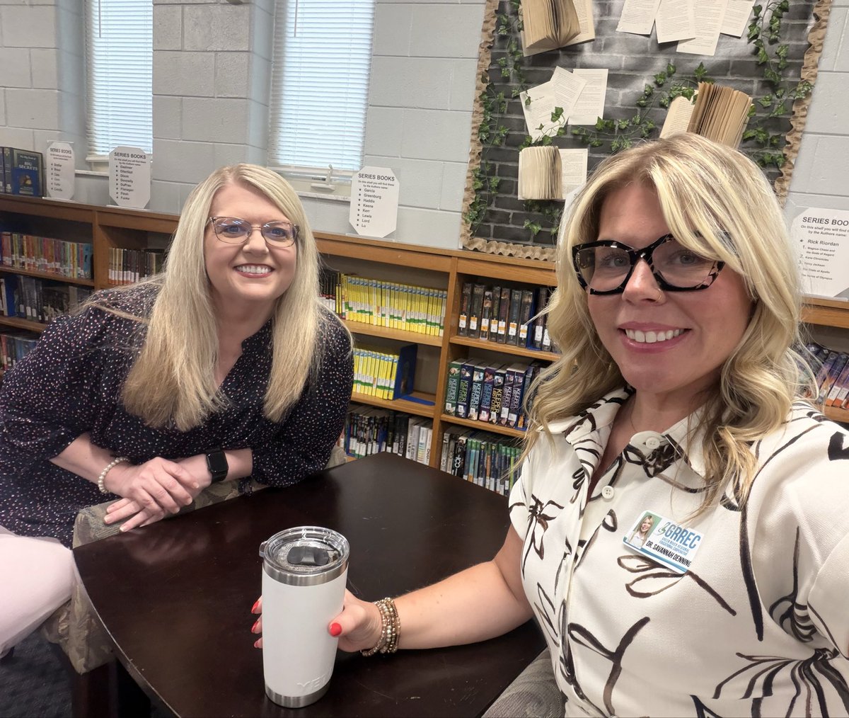 SherlynBratcher's tweet photo. What a wonderful way to spend a Tuesday — co-presenting with Dr. Savannah Denning &amp; Donovan Hatfield in Clinton County Schools. Staff at each school had the opportunity to practice 7 AI tools/platforms. 

@GRRECKY #AIforEducators https://t.co/bMevm3pZUs