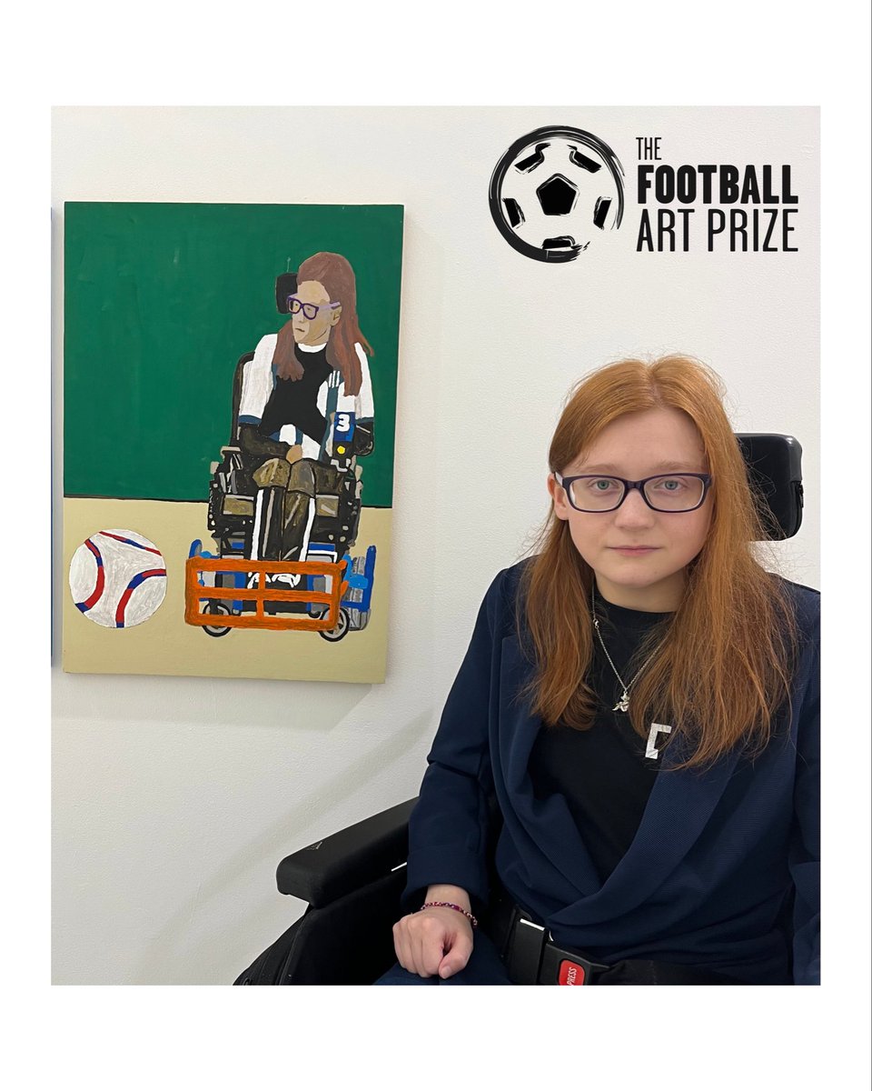1999AmyLJ's tweet photo. Delighted that my painting ‘In Control’ has been selected for the 2026 Football Art Prize Exhibition. 🎨⚽️

Exhibition opens at Millennium Gallery, @SheffMuseums from 11 June 2026, before travelling to the @FootballMuseum, Manchester. 

#Art #Exhibition #Manchester #Sheffield https://t.co/O1rHE7eKNF