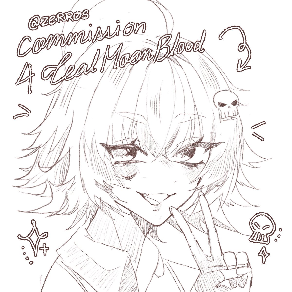 Zerr0s's tweet photo. Sketch commission! #vgen https://t.co/xlA0YzszHE