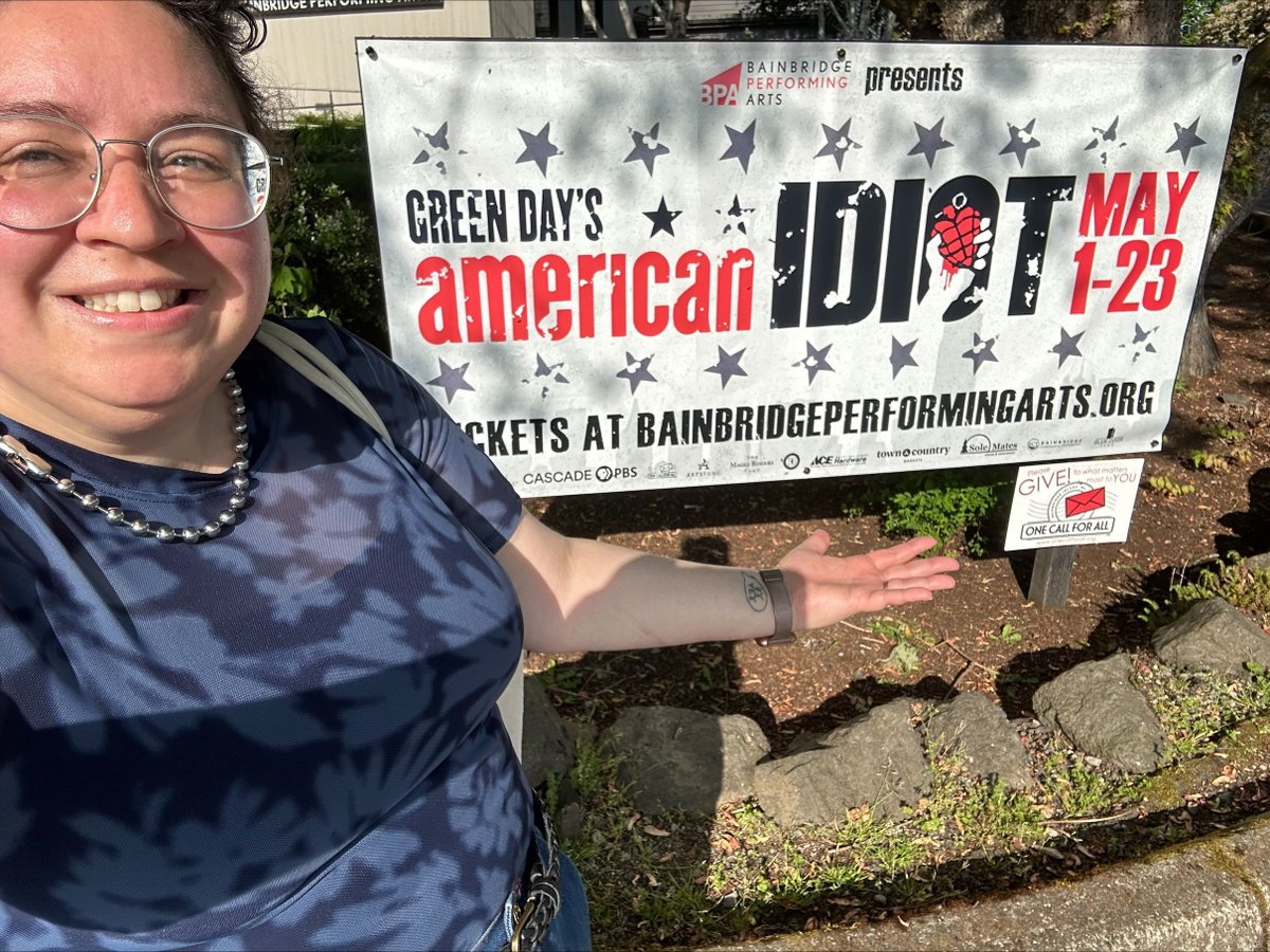 KitsapHealth's tweet photo. We're bringing overdose prevention to Bainbridge Performing Arts! Get your tickets to see the musical "American Idiot" and check out our table for naloxone kits, wallet cards, and other resources! Learn more about our prevention campaign at https://t.co/v4PgW07uXR https://t.co/Bi68svIGvf