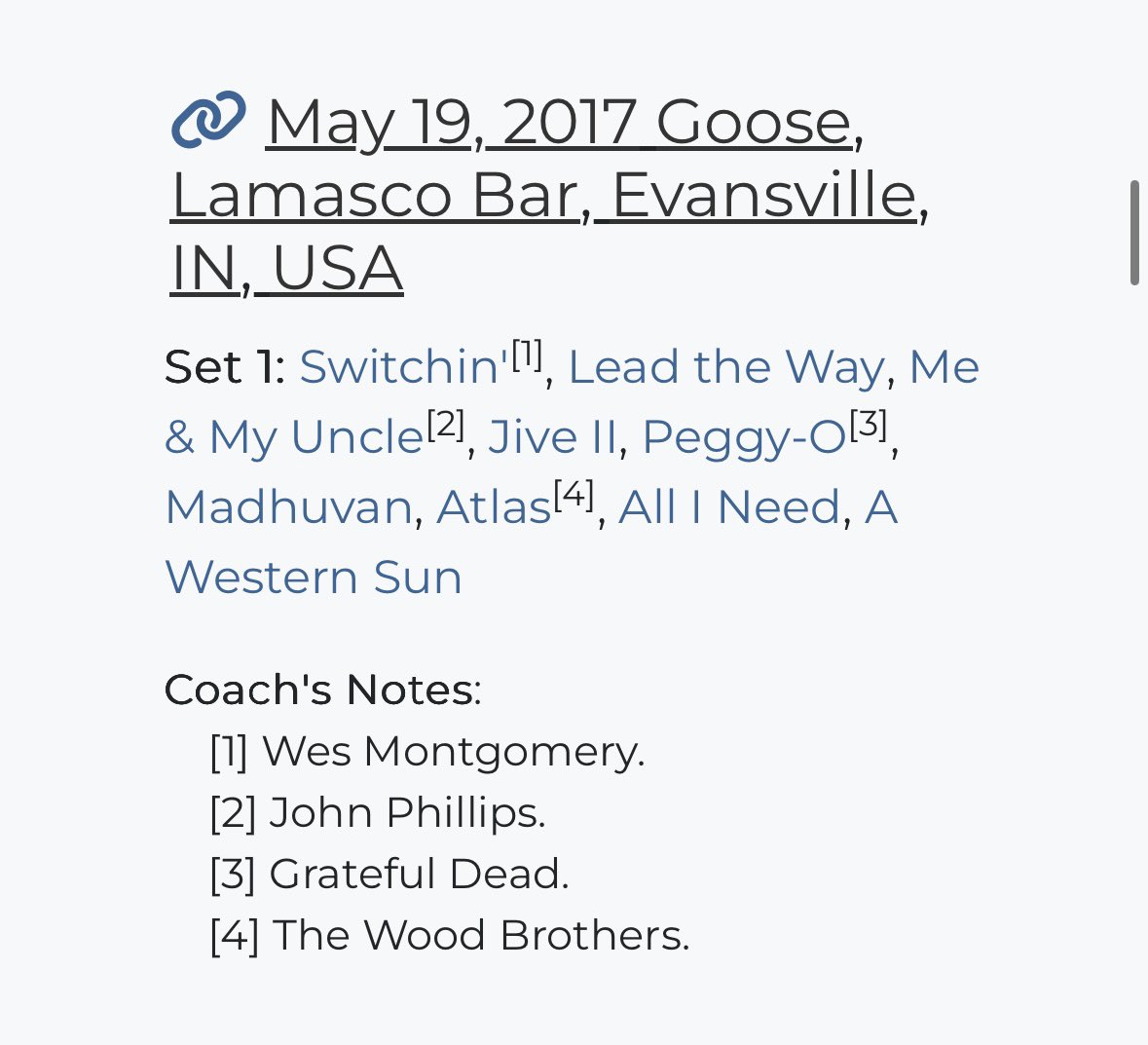 Goose the Band History/Trivia tweet media