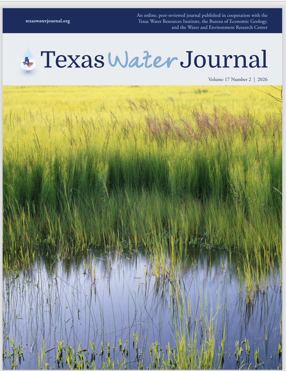The Texas Water Journal tweet media