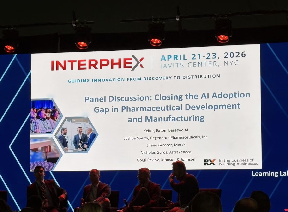 INTERPHEX's tweet photo. The conversations at #INTERPHEX2026 made one thing clear: the industry isn’t slowing down anytime soon.

@healthcarepkg breaks down the trends, technologies, and shifts defining the next era of pharma manufacturing. Check it out: https://t.co/5PRyMgzgk1 https://t.co/xsdzhirP8P