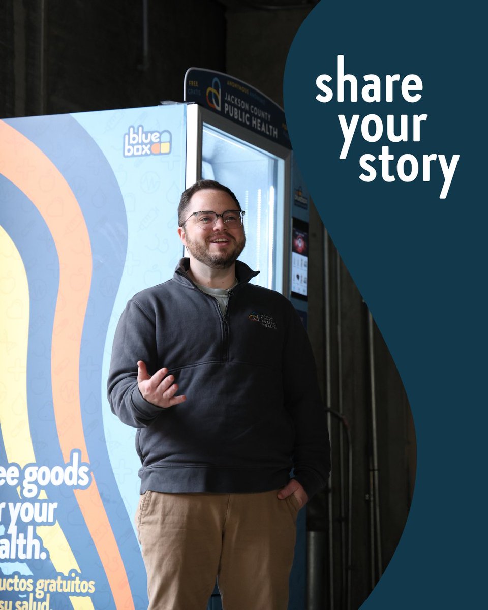 JacksonCountyPH's tweet photo. Have you visited Bluebox for free health goods? Did those products come in handy? Tell us about it! 

Whether a first aid kit addressed a playground accident, or naloxone saved a life, each Bluebox story helps us plan and advocate for future machines.

https://t.co/pu3vYTulRy https://t.co/fwXNCNNwLR