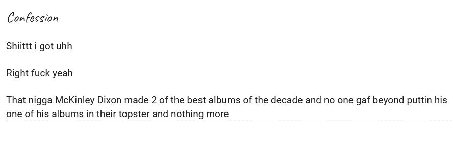 Music Twt Confessions tweet media