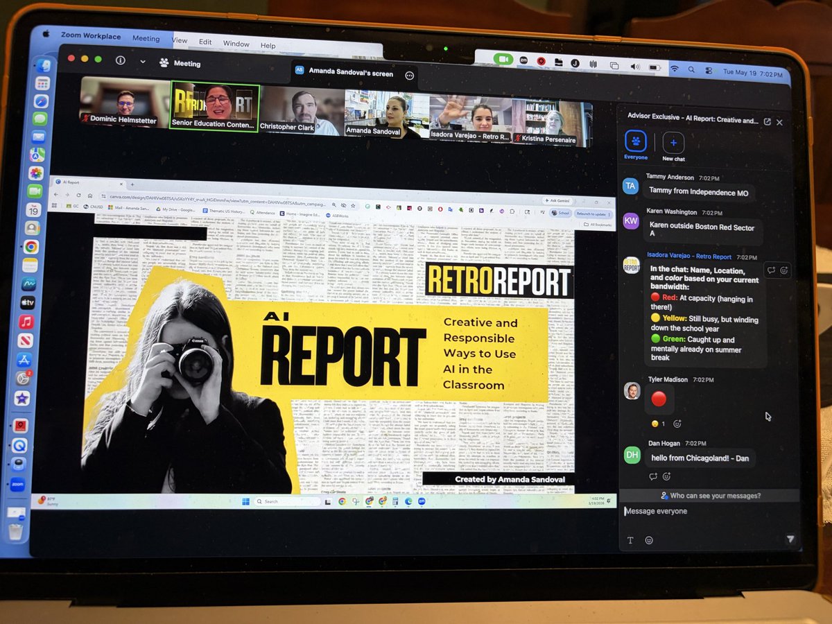 DHelmEDU's tweet photo. Excited to learn from @historysandoval and @RetroReport tonight!! https://t.co/KhR3dFcjXq