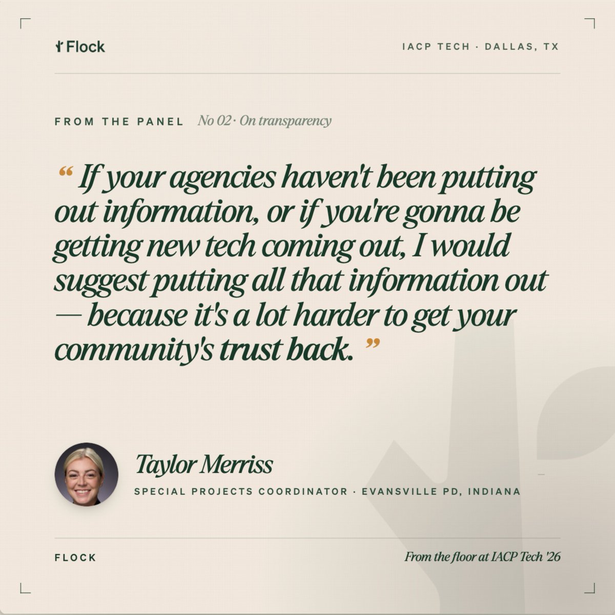 Flock tweet media