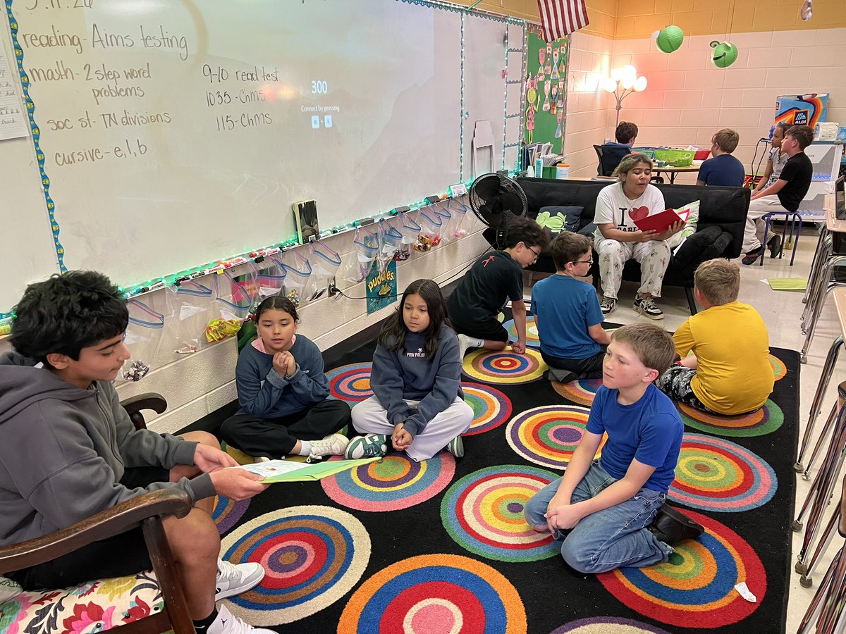 3rdCes's tweet photo. BIG THANKS to our middle school readers for coming over to share the books they wrote with us! ❤️ @ChristianaES1 https://t.co/zXTMNRsl2J