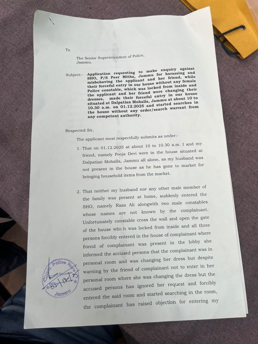 harron_malik's tweet photo. @igp_jammu NO ACTION NOT FIR RIGESTER TILL YET plz help us https://t.co/tXp9rY0Fsu