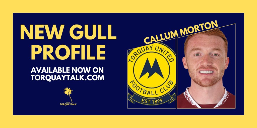 samuellejones's tweet photo. TT NEW GULL PROFILE: I look at the Gulls newest signing, Callum Morton. Check in out, on the site now! #tufc
https://t.co/sd55dO8t0k https://t.co/BTAvA4Vhpd