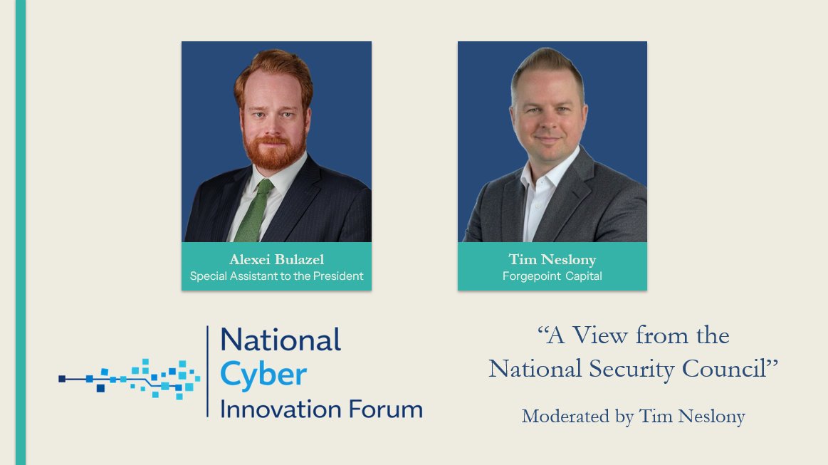 National Cyber Innovation Forum tweet media