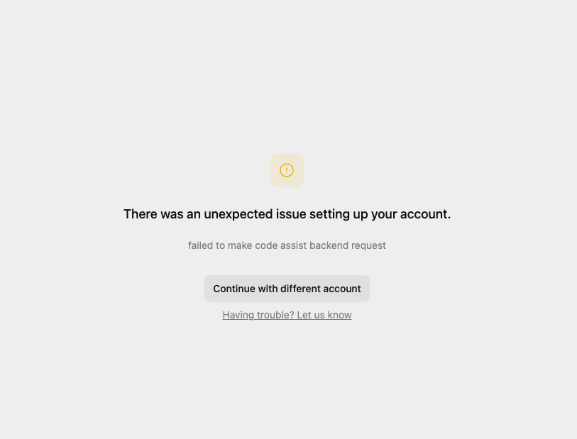 raitec's tweet photo. @antigravity I just installed it and i'm not able to use it! keep getting this error. https://t.co/zAcgaaIvvm