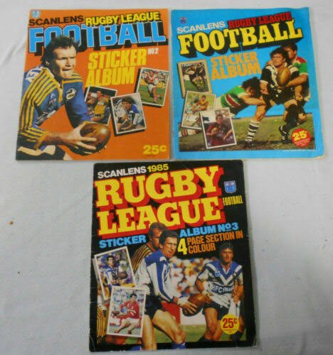 🏉🇦🇺 Del Rugby League y de la AFL, de Scanlens;