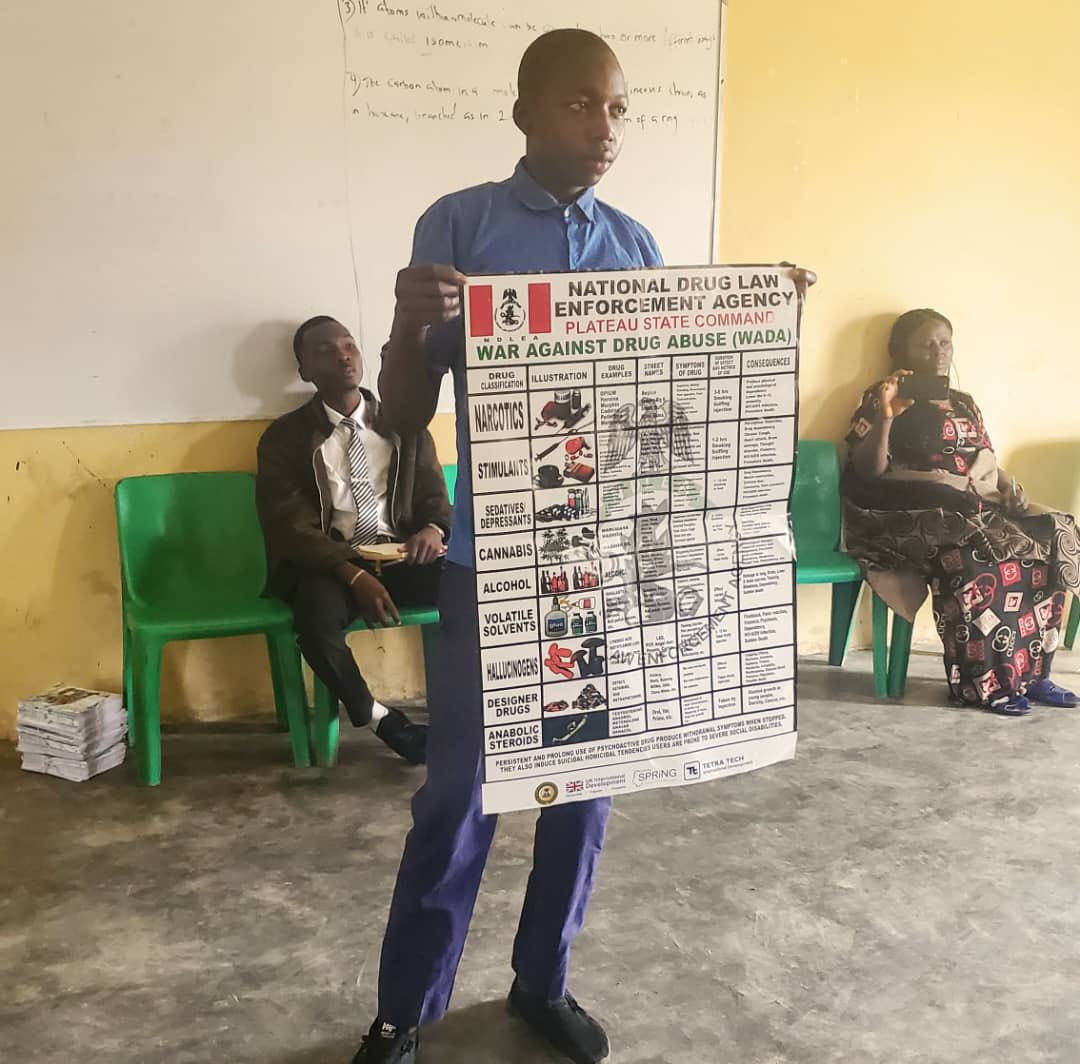 Teennation_P's tweet photo. Teennation Plateau, in a vital collaboration with the NDLEA, successfully hosted our second outreach yesterday at Government Secondary School Howlaza, Jos to celebrate the International Day of the Boy Child 2026! 👦🏾✨ https://t.co/1M3eElhXIz