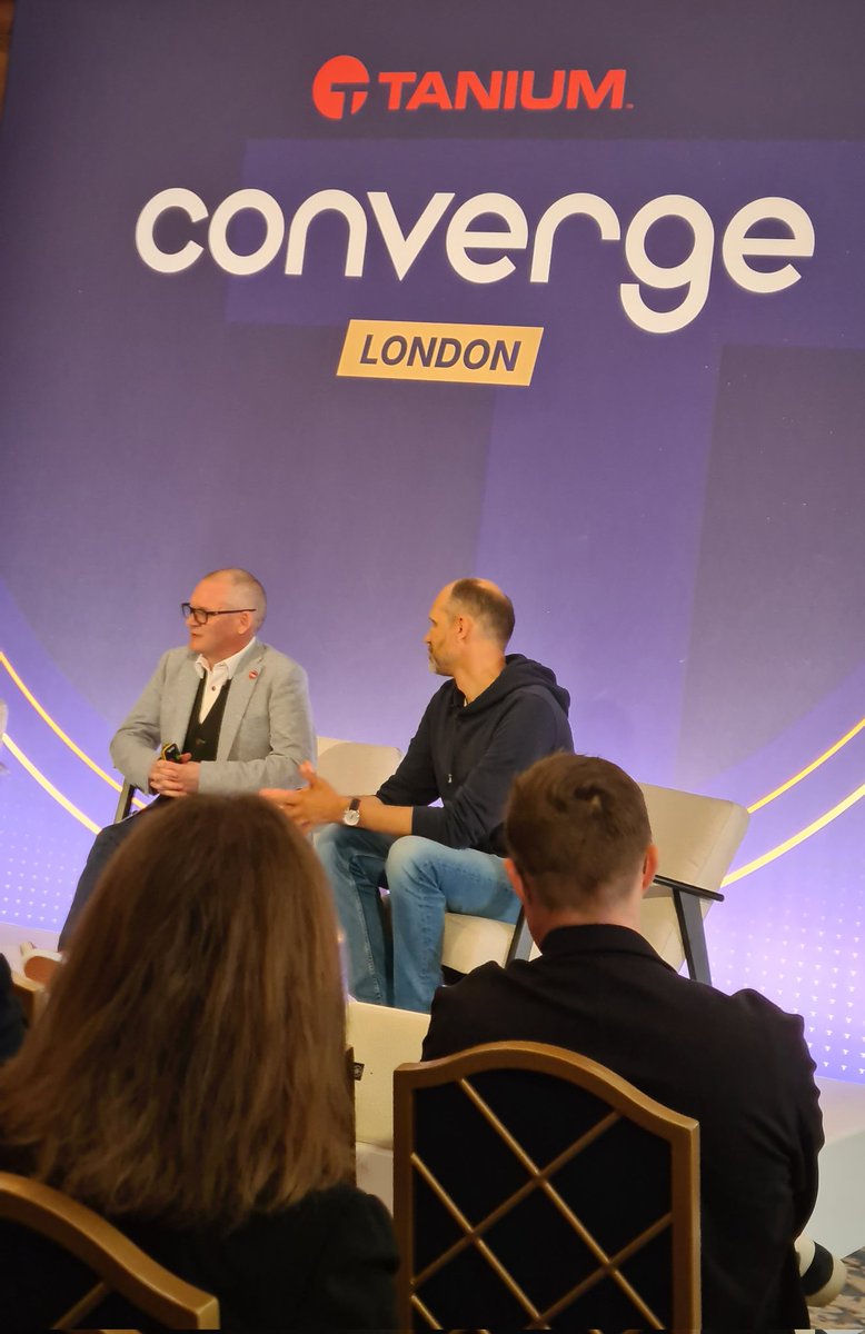 MCasassaMont's tweet photo. Pleased to have attended Tanium Converge. A great opportunity to catch up with the latest EDR developments and business use cases. It was also a pleasure to meet and network with so many cyber professionals #TaniumConverge #AI #BMT #cybersecurity https://t.co/7kZTTVobE8
