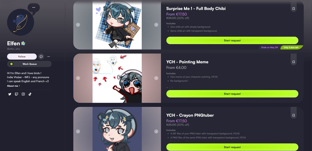elfen_who's tweet photo. Sales are up on my #Vgen ! Go check it out, It would be pleasureto work with you. 🎨
- https://t.co/N0ZNJZXlMs

#artmoots #vgencomms ㅤㅤㅤ https://t.co/uPhEpdPezr