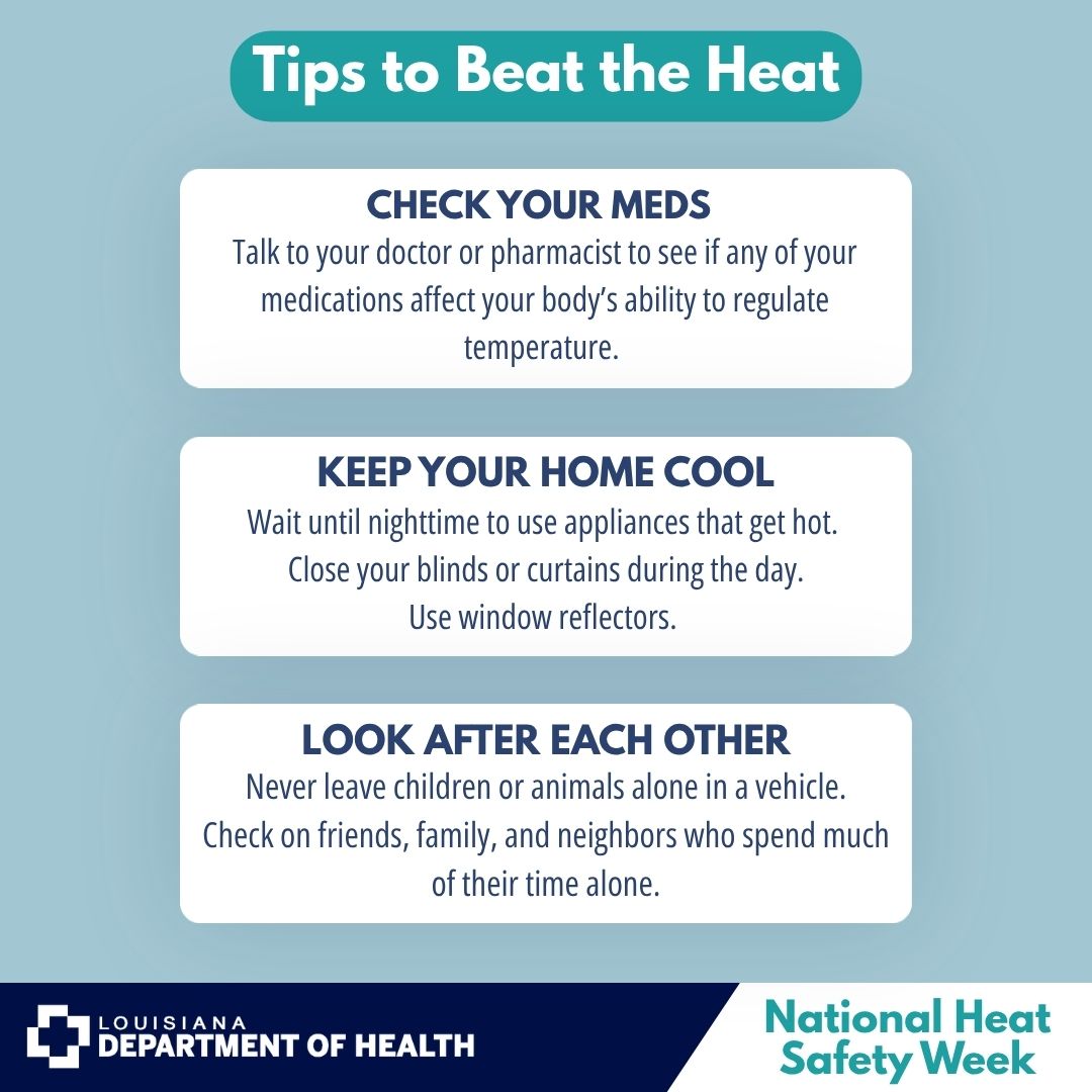 Louisiana Department of Health tweet media
