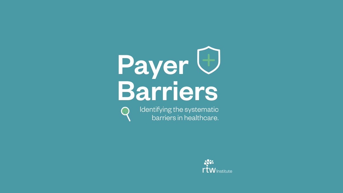 RTWInstitute's tweet photo. Read RTW Institute's new fact sheet on Payer Barriers to learn how utilization management tools, including Prior Authorizations, affect timely treatments for patients: https://t.co/g7f78sHoFm https://t.co/Pwn645UybM