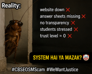 OpSuryank's tweet photo. HOSH M AAO CBSE!!!!
#CBSE #OSMProblem #StudentJustice #EducationSystem #EvaluationIssues https://t.co/hOcGGXyVDF