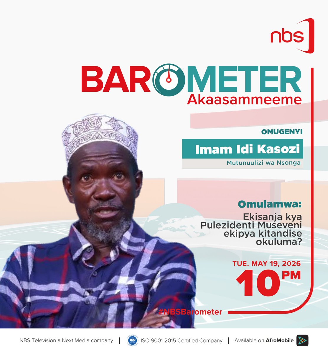 OyomaSnr's tweet photo. Leero ekiro ku #NBSBarometer,twetegese okwekenneenya nโokutunula mu ngeri gavumenti empya eya Pulezidenti Museveni gyโetandise,
#NBSUpdate
@nbstv https://t.co/mVqewVbSrX