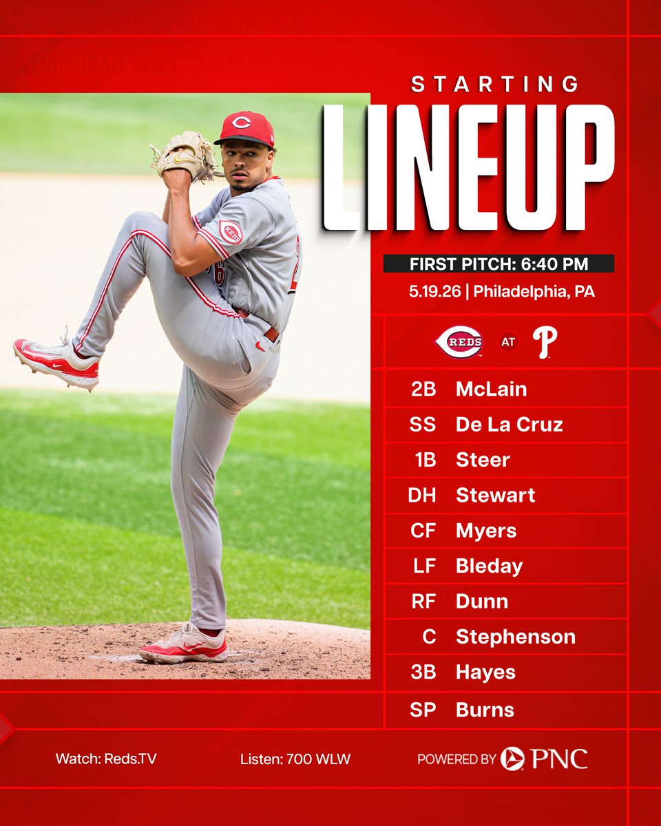 Cincinnati Reds tweet media