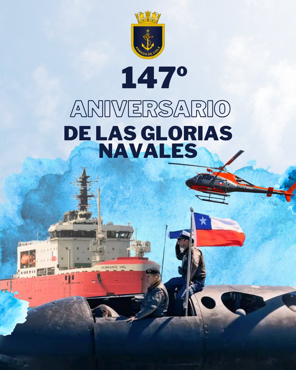 KnowHubChile's tweet photo. ¡Feliz 21 de mayo, Día de las #GloriasNavales! ⚓️

Reconocemos el rol estratégico de la @Armada_Chile en el desarrollo de capacidades para el país.

#Innovación #Chile https://t.co/YxcM8cvkiD